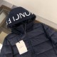 P580 MONCLER Moncler Moncler counter synchronization models men's hooded down jacket national standard filling 90 white duck down down filling super enough custom LOGO hardware cuffs windproof design, hat printing letter