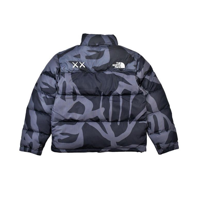 408 Top Version The North Face x Kaws Co-Branded 1996 US Down JacketThe three compartments are filled with RDS certified high quality 700 high fluffy duck down for better warmth, lightweight but not too heavy, and the fl