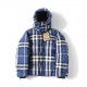 P585 onlyBurberry SS23 Solid Color Check Removable Hooded Classic Down Jacket (New GB 80 Down)Material using the original consistent high-density 100% polyester plaid material fabric highly reproducible original fabricsF