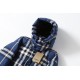 P585 onlyBurberry SS23 Solid Color Check Removable Hooded Classic Down Jacket (New GB 80 Down)Material using the original consistent high-density 100% polyester plaid material fabric highly reproducible original fabricsF