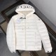 P580.MONCLER Moncler counter synchronization models   men's hooded down jacket national standard filling 90 white duck down down filling super enough custom LOGO hardware cuffs windproof design , hat printing letters cra