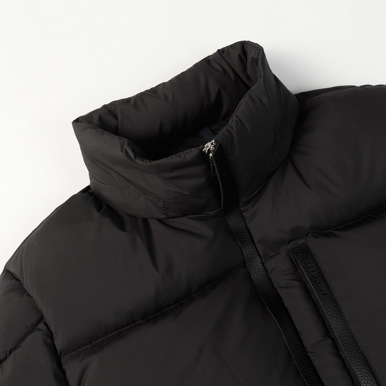 P645 [Moncler] 23FW Moncler BESBRE Men's Short Loose Down Jacket with Stand-up CollarThe strongest single product of the year 2023, Besbre series, from the moncler European imperial factory, high down filling, extreme th