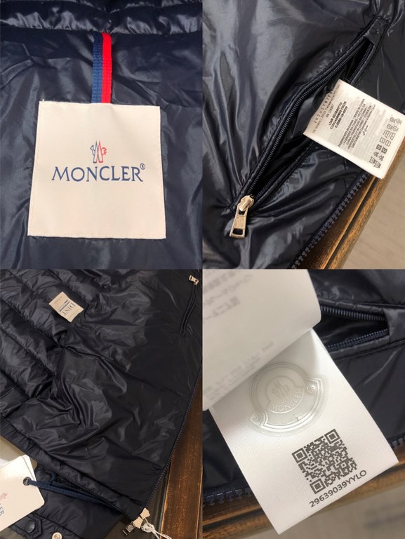 P660.Moncler Moncler 2023 Latest Hooded Down Jacket New on Official Website   A masterpiece of classic Moncler design, the Galion down jacket is made from the iconic nylon laqué fabric. The hood is engraved with the icon