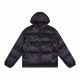 P455 GUCCI men's fall and winter new Darth Vader hacker series double G black GG big LOGO old flower down jacket Jumbo GG Down Jacket in Black counter price discount 14164 original 11 customized hardware accessories impo