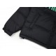 430 Vlone Friends Black and Green Embroidered Letter Down JacketBlack is the color that won't go wrong in winter, black down jacket with green embroidery embellishment, winter out cool and warm, long wearing not tired, t