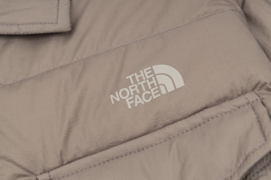 410  (Top Down Ceiling)[New The North Face TNF White Duck Down Shirt Down Jacket - The end of wearing is minimalism - Japanese shirt down jacket filled with 90 white duck down - lightweight style - can be used as a liner