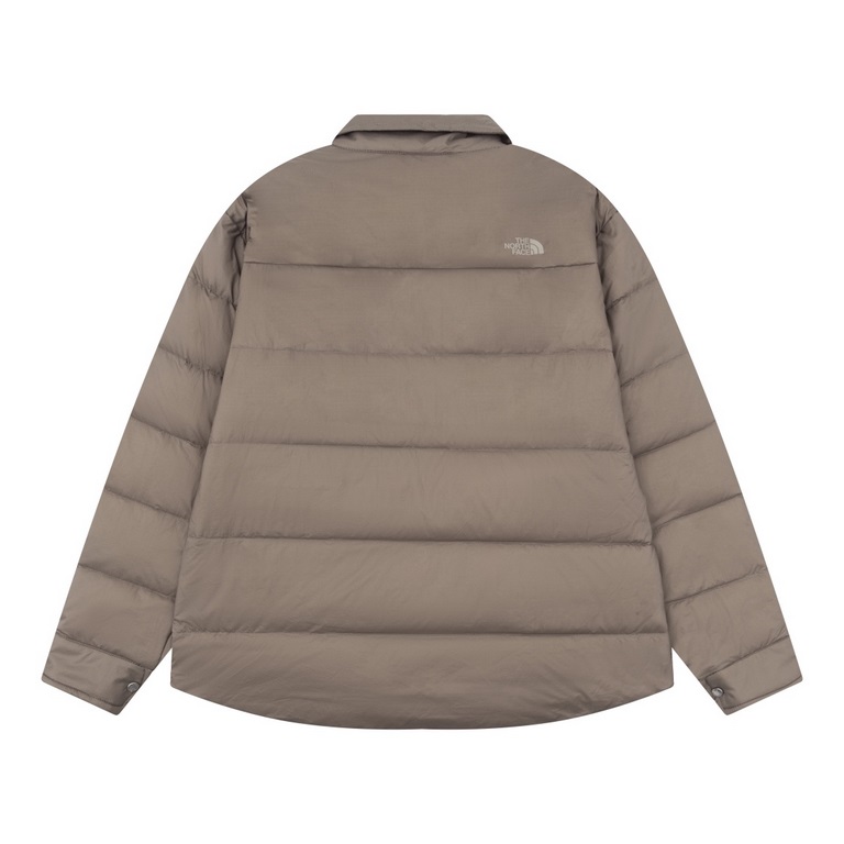 410  (Top Down Ceiling)[New The North Face TNF White Duck Down Shirt Down Jacket - The end of wearing is minimalism - Japanese shirt down jacket filled with 90 white duck down - lightweight style - can be used as a liner