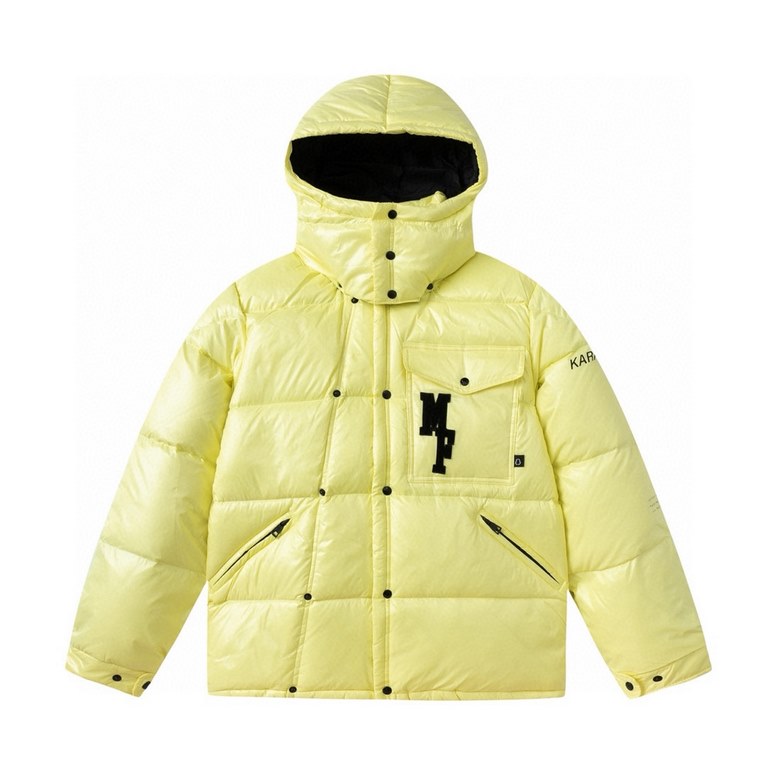 P575 【Moncler】 【Fragment Design】Moncler 23FW Genius7 Hiroshi Fujiwara Co-branded Down Jacket-Very Japanese workwear style, unique two-way choice placket collocation, can play a role in adjusting the shape , outside the b