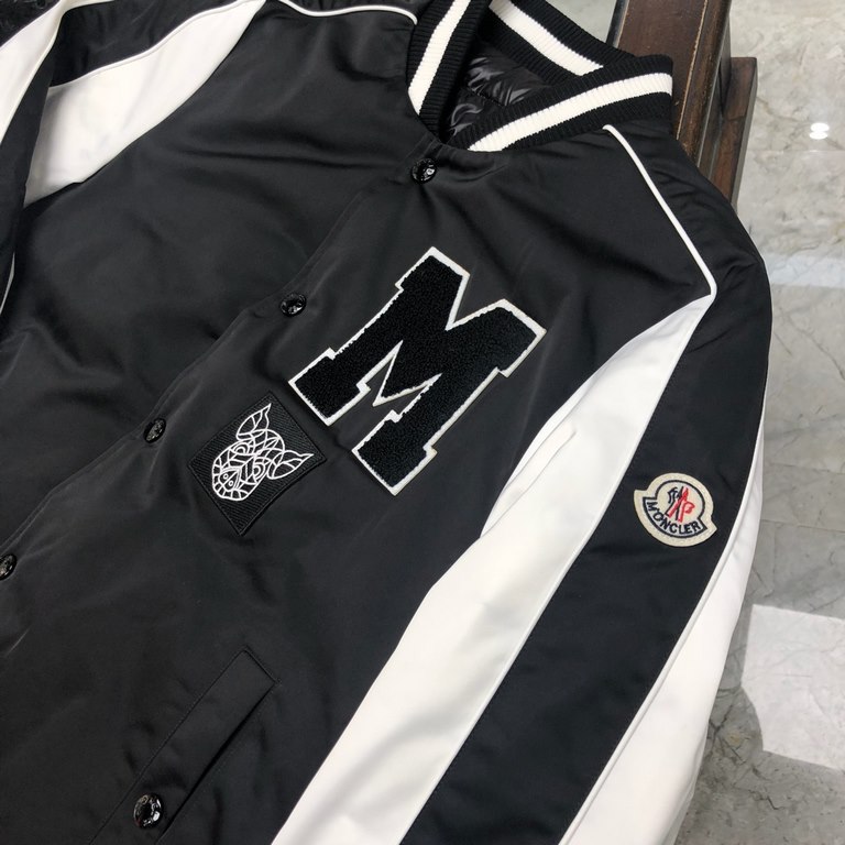 P670. moncler moncler moncler fashionable baseball jacket． Double-sided wear down jacket. A jacket with two landscapes! Play handsome cold both, high-branch technology fabrics, not easy to wrinkle, top quality, classic t