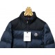 595 Moncler Moncler SS23 LOGO Moncler Moncler Label Patchwork Color Concealed Hooded Short Classic Stand Collar Logo Down JacketThe new national standard 80 down can be detected top version]Bosideng teacher personally ma