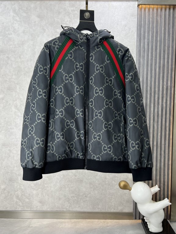 Support after the year of return, P580 GUCCI Gucci exclusive exclusive fall and winter new hooded jacket down jacket, trading company channels rare out, cooling weather essential warm single product, whether it is daily 