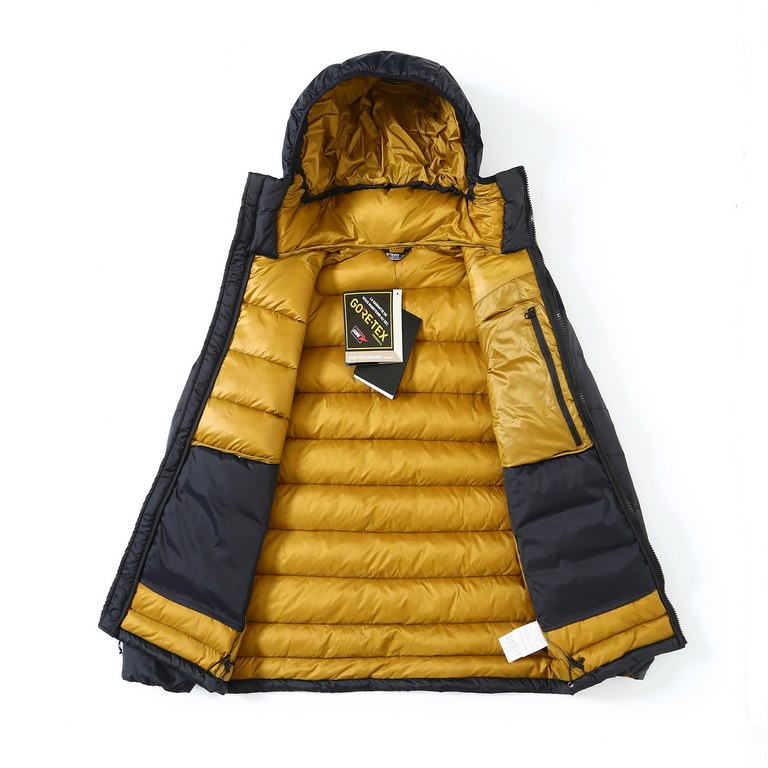 490Patriot Arcteryx Thorium Ar Embroidered Logo 750 Puff Hooded Down JacketColor blackSize M~xlThe object in the sale of 3659, the original version of the mold, the right version of the right place, all the details are o