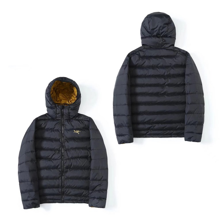 490Patriot Arcteryx Thorium Ar Embroidered Logo 750 Puff Hooded Down JacketColor blackSize M~xlThe object in the sale of 3659, the original version of the mold, the right version of the right place, all the details are o