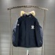 525 MLB Basic Logo New York NY Yankees Large Furry Collar Waterproof Windproof Down Coat Jacket Co-ed  Newly upgraded, fuller filling, better handfeel, better texture, different from the market general merchandise.All de