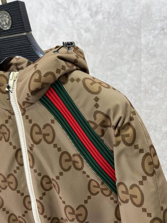 Support after the year of return, P580 GUCCI Gucci exclusive exclusive fall and winter new hooded jacket down jacket, trading company channels rare out, cooling weather essential warm single product, whether it is daily 