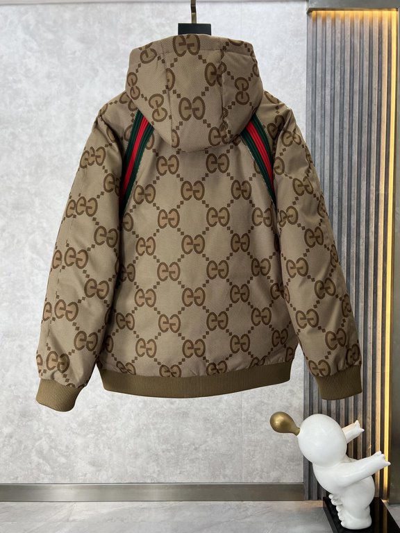 Support after the year of return, P580 GUCCI Gucci exclusive exclusive fall and winter new hooded jacket down jacket, trading company channels rare out, cooling weather essential warm single product, whether it is daily 