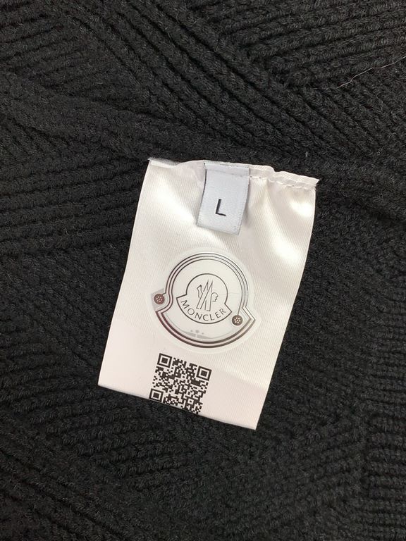 After-sales to the year, P580, Moncler Moncler, 2023 fall and winter newest products, counter synchronization is available, the original single ruthless goods, fashionable and casual knitted cardigan sweater, comfortable