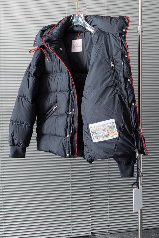 New# Support year after year!!!p1030  6  MONCLER fall and winter new high-density nylon waterproof material zipper hooded down jacket jacket# (hood can be detached) original order, synchronized with the official website 