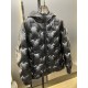 900lv Louis Vuitton 2023 winter new ~ monogram down jacket classic old flower logo embossed three-layer three-dimensional printingClassic and simple design, definitely worth it!The prints are all three-dimensional patter