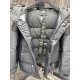 990bbr, unisex, in stock, available in two colors, with counter dust bag, synchronized with the counter, bbr logo pattern hooded down jacket in colorblocked fabric.Filled with goose down and goose feathers, with hood and