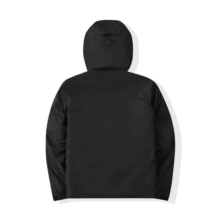 P605   top version removable hat ninety percent white duck downarcteryx originator macai jacket buy groceries removable hat winter new men's hooded waterproof down jacket ski jacket-Top version, different from the old mo