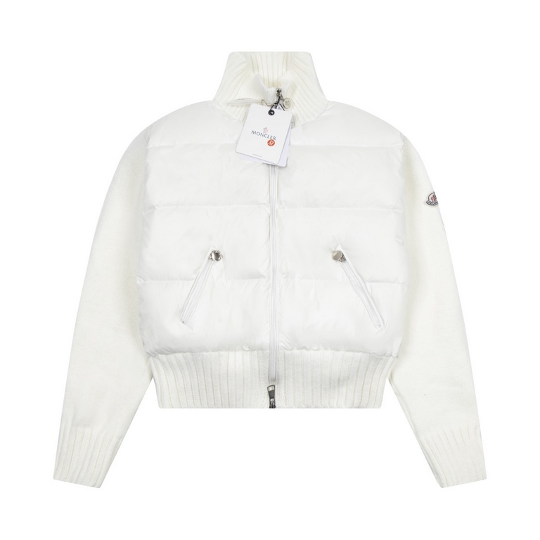 New  370 Model No. T03 (Cooling Down Ceiling)[         Monkou noble white 40,000 people collect the patchwork down jacket real wool wool patchwork sleeve system - white patchwork spot two batches Direct model down fillin