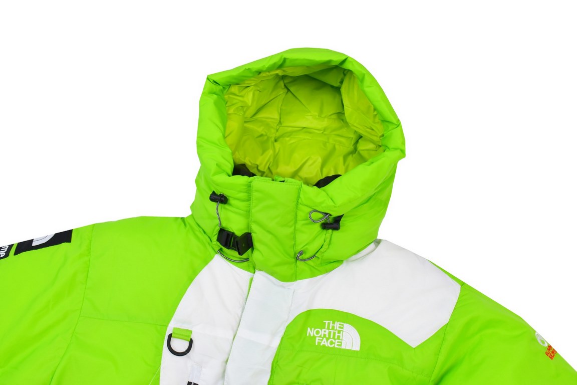 520 Extinction 800 Puff God Single Supreme 20fw x The North Face The North Face Big S Co-branded Himalayan Peak 800 Puff Down Jacket JacketFull width contrast stitching1.5 times the 90-fill of regular down jackets.Custom