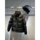 920    Monk's the Black Warrior series 3 generation!    2023 newest down jacket ~ official website synchronization on the new ~ made of polyester fabric, hooded down jacket, has a slim fit and sharp geometric quilting de