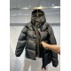 920    Monk's the Black Warrior series 3 generation!    2023 newest down jacket ~ official website synchronization on the new ~ made of polyester fabric, hooded down jacket, has a slim fit and sharp geometric quilting de