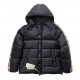 560  (packed with dust bag)Gucc Double G Colorblocking Webbing Down JacketDouble G Full Logo Hooded Down Jacket This zippered down jacket is part of Huanxin's accessories and ready-to-wear collection Recycled nylon made 