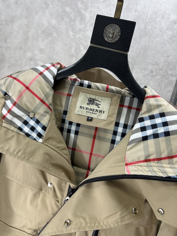 910. Burberry Burberry 2023 fall and winter new   down jacket original 11 custom hardware accessories imported original custom welcome counter comparison absolute high quality using top 90 white duck down super soft fill