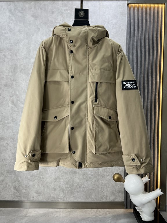 910. Burberry Burberry 2023 fall and winter new   down jacket original 11 custom hardware accessories imported original custom welcome counter comparison absolute high quality using top 90 white duck down super soft fill