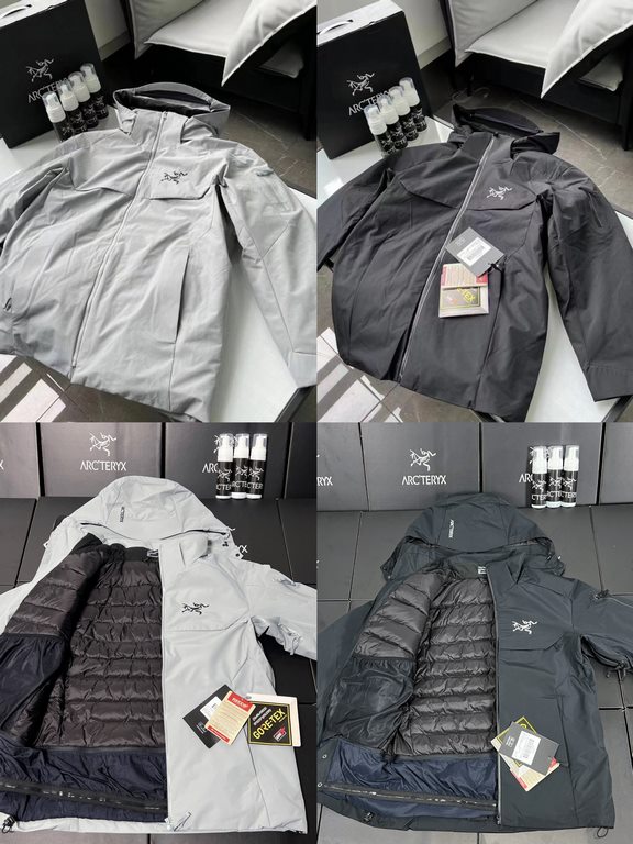 635Top of the market version! Large quantity in stockHandheld Gift Box Dry Cleaner for Down Jacket】Complete set!ARCTERYXBird's Macai Jacket Men's and Women's Hooded Ski Jacket Down JacketGift box 220RMB, dry cleaning foa