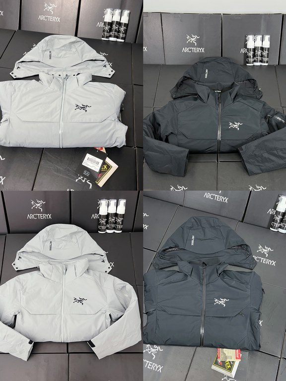 635Top of the market version! Large quantity in stockHandheld Gift Box Dry Cleaner for Down Jacket】Complete set!ARCTERYXBird's Macai Jacket Men's and Women's Hooded Ski Jacket Down JacketGift box 220RMB, dry cleaning foa