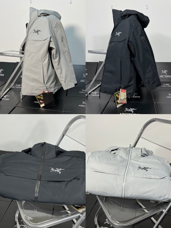 635Top of the market version! Large quantity in stockHandheld Gift Box Dry Cleaner for Down Jacket】Complete set!ARCTERYXBird's Macai Jacket Men's and Women's Hooded Ski Jacket Down JacketGift box 220RMB, dry cleaning foa