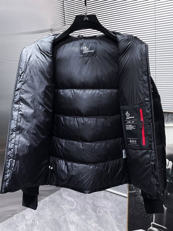 Support after the year return exchange P830 moncler moncler 2023 fall and winter new hooded down jacket jacket, popping to come, high version. Fluffy and warm, super good quality. Imported windproof and rainproof fabrics