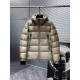 Support after the year return exchange P830 moncler moncler 2023 fall and winter new hooded down jacket jacket, popping to come, high version. Fluffy and warm, super good quality. Imported windproof and rainproof fabrics