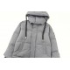 New  455 model number T28 (in-stock down ceiling)[Ami love down model 90 white duck down! Hooded jacket is super fluffy! It's 2 times the amount of down! Two colors, gray and blue, couple's limited edition Northeast cold