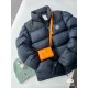 Infographic 1-M06Moncler Moncler Small Label Logo Patch Patchwork Color Concealed Hooded Down Jacket (GB 80 Down Fill 450g)