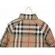 595 Burberry Fw23 Classic Plaid Zipper Logo Short Down Jacket Women's Must-have Good style On the body quack mess killColor PlaidSize S M LSize ChartLength Bust Shoulder width Sleeve lengthS： 59 116 50 77M： 60 120 51 78.