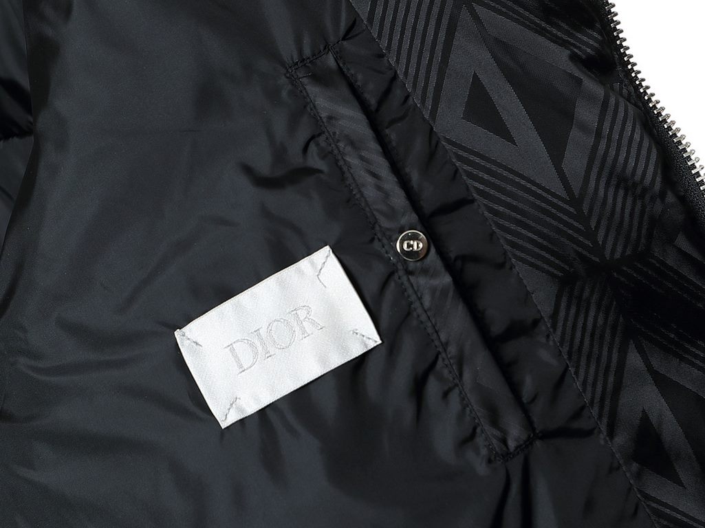 P615 Dior  DIOR F  w23 official limited LOGO stand collar high-end preferred down jacketThe new national standard 90 down can be detected top original version]Bosideng teacher personally manipulate big goods, the whole n