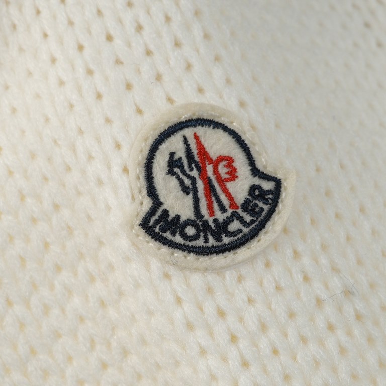 P530 [Moncler] Monkou 23FW Wool Knit Patchwork Stand Collar Women's Down Jacket-Using 90 white duck down, 600 fluffiness, the cuffs use wool blend fabric, better texture, lightweight and warm, four layers of lining, neve