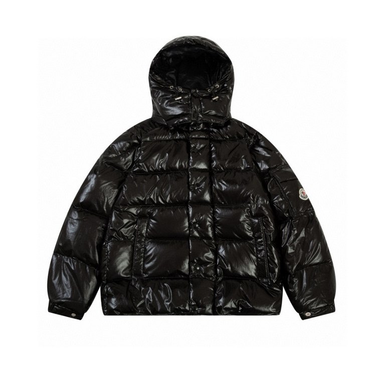 P615 [Moncler] 23FW Monkou Maya Maya 70th Anniversary Limited Down Jacket-Moncler Maya classic glossy small label down jacket, the perfect combination of pocket on the cuffs and 70 weeks of wool felt small label, the hoo