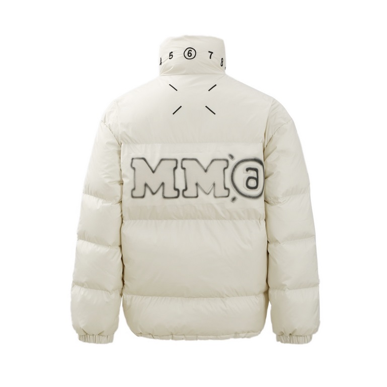 470   (90 white duck down)  (90 white duck down) Maison Margiela MM6 23 fall and winter capsule down jacket series 3 anti-matte fabric percent 90 300g white duck down fluffy warm open mold custom engraved logo buttons gr