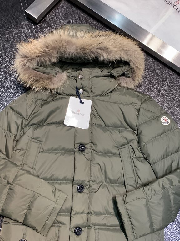 Support after the year P980. down jacket - Moncler Moncler Exclusive exclusive new hooded down jacket Hat removable design Original 11 customized hardware accessories imported original customized Welcome to the counter t