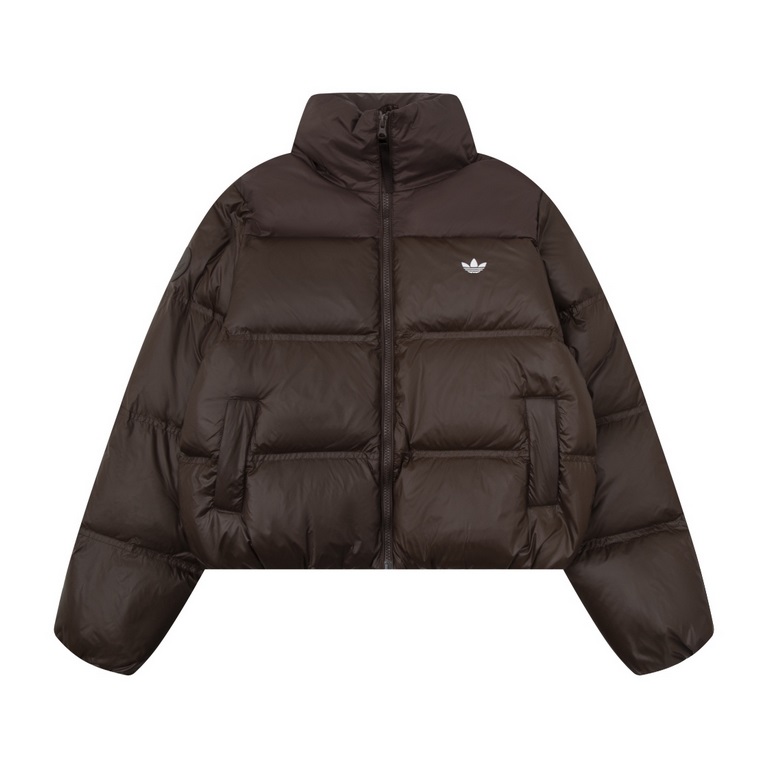 New  460 model number T31 (only for shipping)Adidas Chocolate Kendall Brown Down Bread Jacket - winter atmosphere - especially in the back of the classic three stripes - the coolest chocolate bread jacket this winter].ad