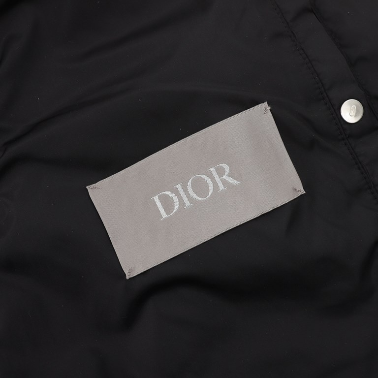 Next day shipping  640 (support put store)DIOR  Dior full print dark pattern old flower lapel down jacketHong Kong counter purchase zp operation, this is a super complex process of down jacket, custom fabric cycle up to 