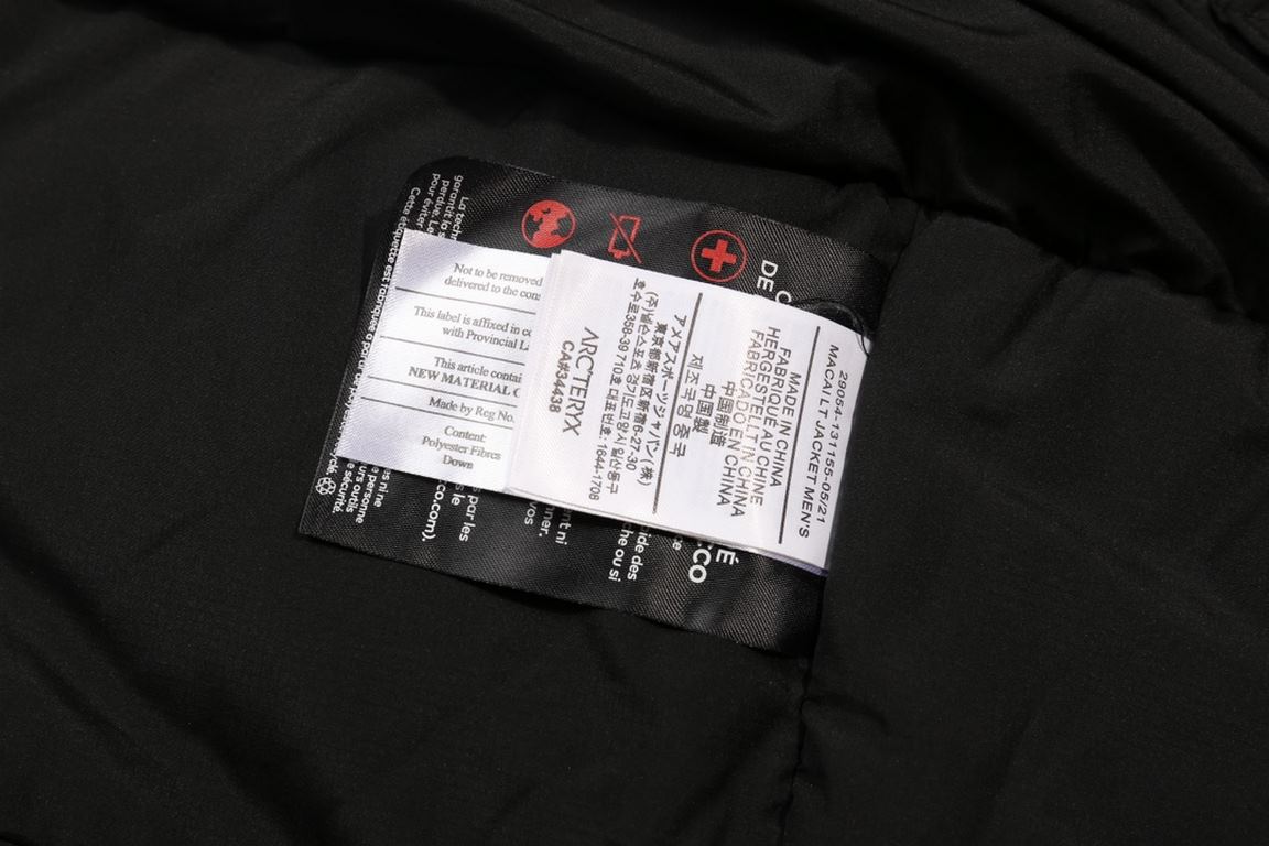 605 [Top] Model No. SZ031【New】ARC'TERYX 23SS MACAI LT Beginner's Hard Shell Hooded Rush Down JacketCustomized hardware accessories, seamless pressure glue, three-dimensional logo, the latest technology fabric, wind and r