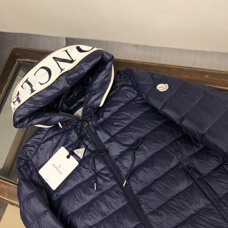 P580.MONCLER Moncler counter synchronization models   men's hooded down jacket national standard filling 90 white duck down down filling super enough custom LOGO hardware cuffs windproof design , hat printing letters cra