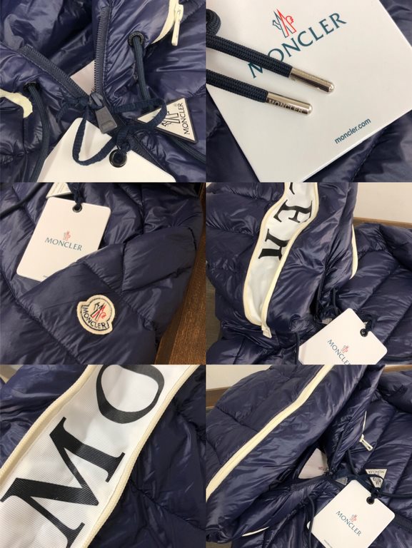 P580.MONCLER Moncler counter synchronization models   men's hooded down jacket national standard filling 90 white duck down down filling super enough custom LOGO hardware cuffs windproof design , hat printing letters cra